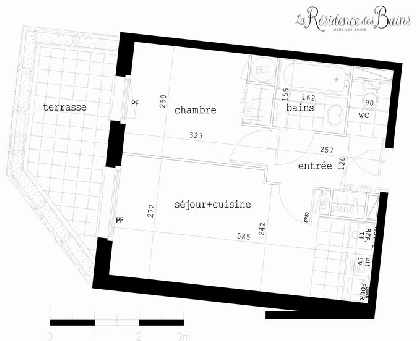 1-bed lot plan example